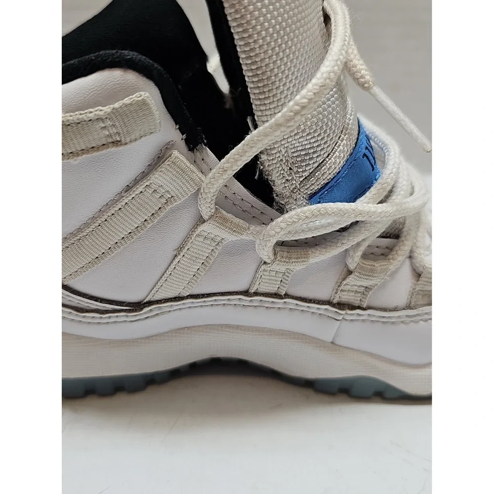 Jordan 11 Retro Legend Blue, White, Black, Toddler Size 12C Sneaker